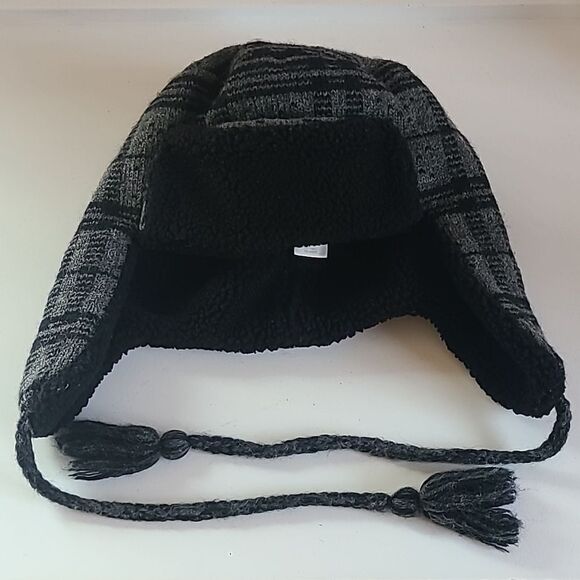 Roots Trapper Sherpa Lined Wool Plaid Winter Hat Adult One Size Unisex - Picture 9 of 13